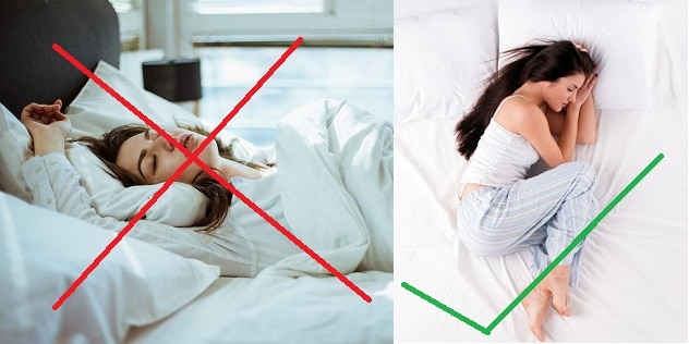 best sleep position to stop snoring